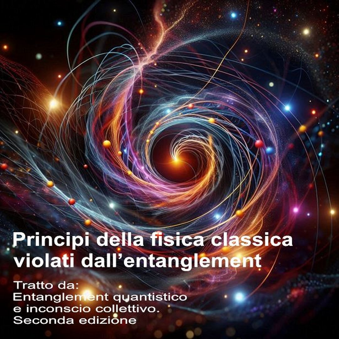Principi della fisica classica violati dal’entanglement.