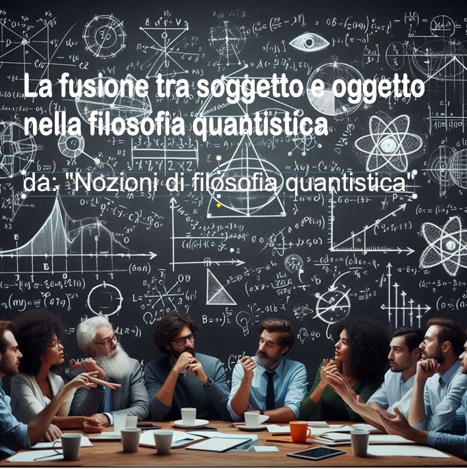 La fusione tra soggetto e oggetto nella filosofia quantistica. (da: Nozioni di filosofia quantistica))