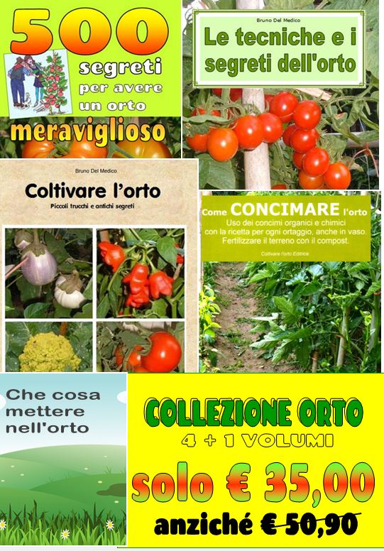 Collezione "Coltivare l'orto". 4 volumi (+1)  in una offerta eccezionale
