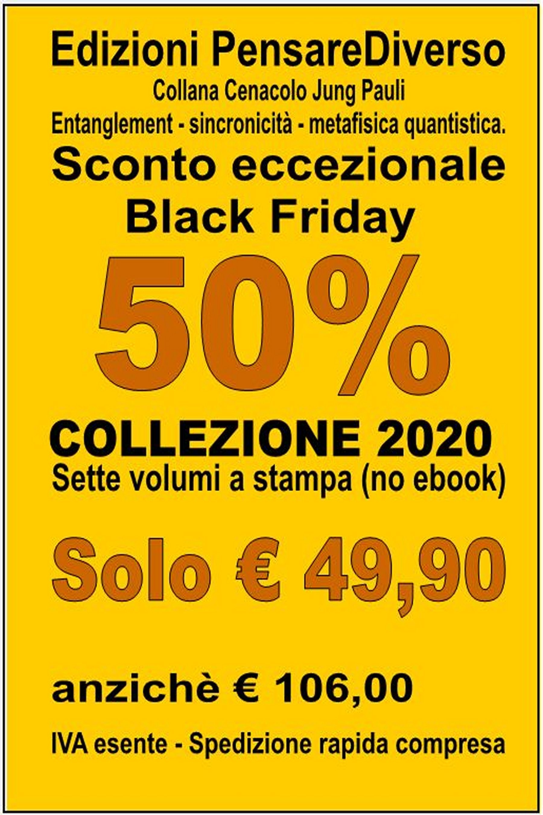 Offerta “Cenacolo 2020” sette volumi