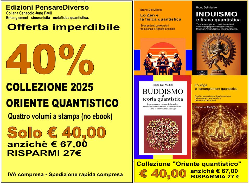 Offerta “Oriente e quantistica 2025". Quattro volumi.